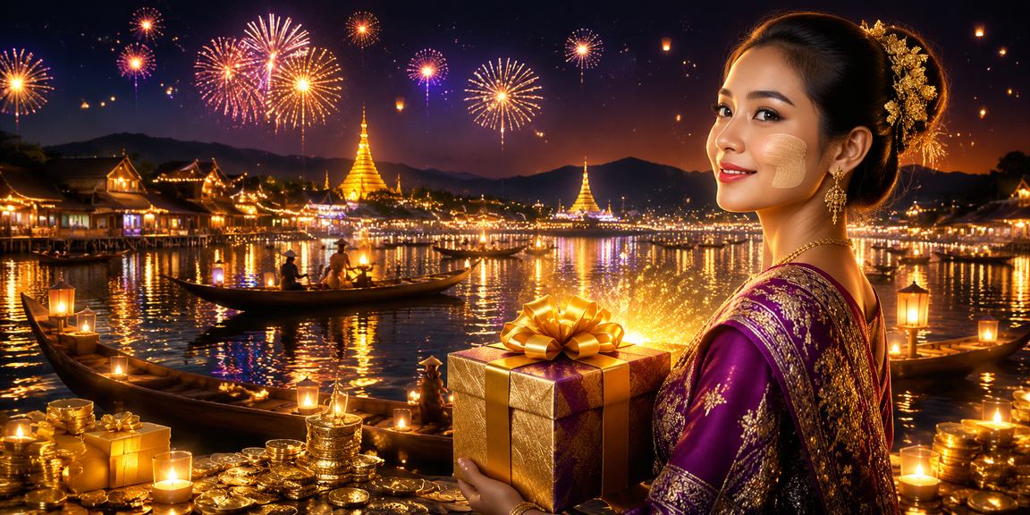မြန်မာ့အင်လေးကန်နယ်နားတွင် ဘောလုံးလောင်းကစားနည်းပေးနေသော ဂိမ်းပရိုမိုးရှင်း